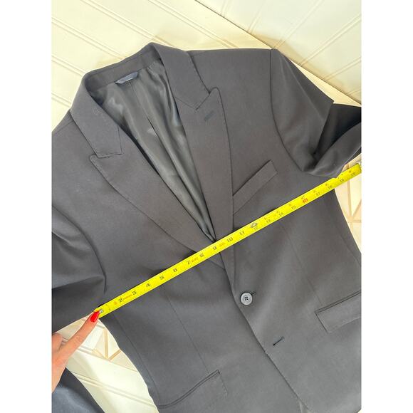 NWT TOD'S Uniform Blue Suit Blazer & Pants Wool Blend Formal Corporate EU 48 M - Picture 3 of 8